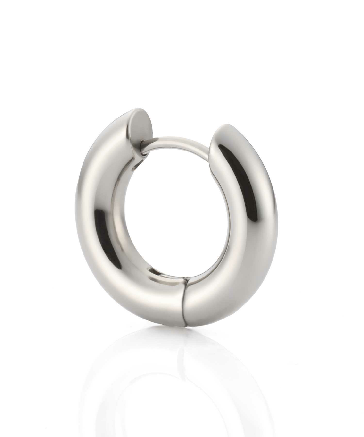 限定展開】“LH-1”チャンキーフープピアス（Mサイズ）/サージカル