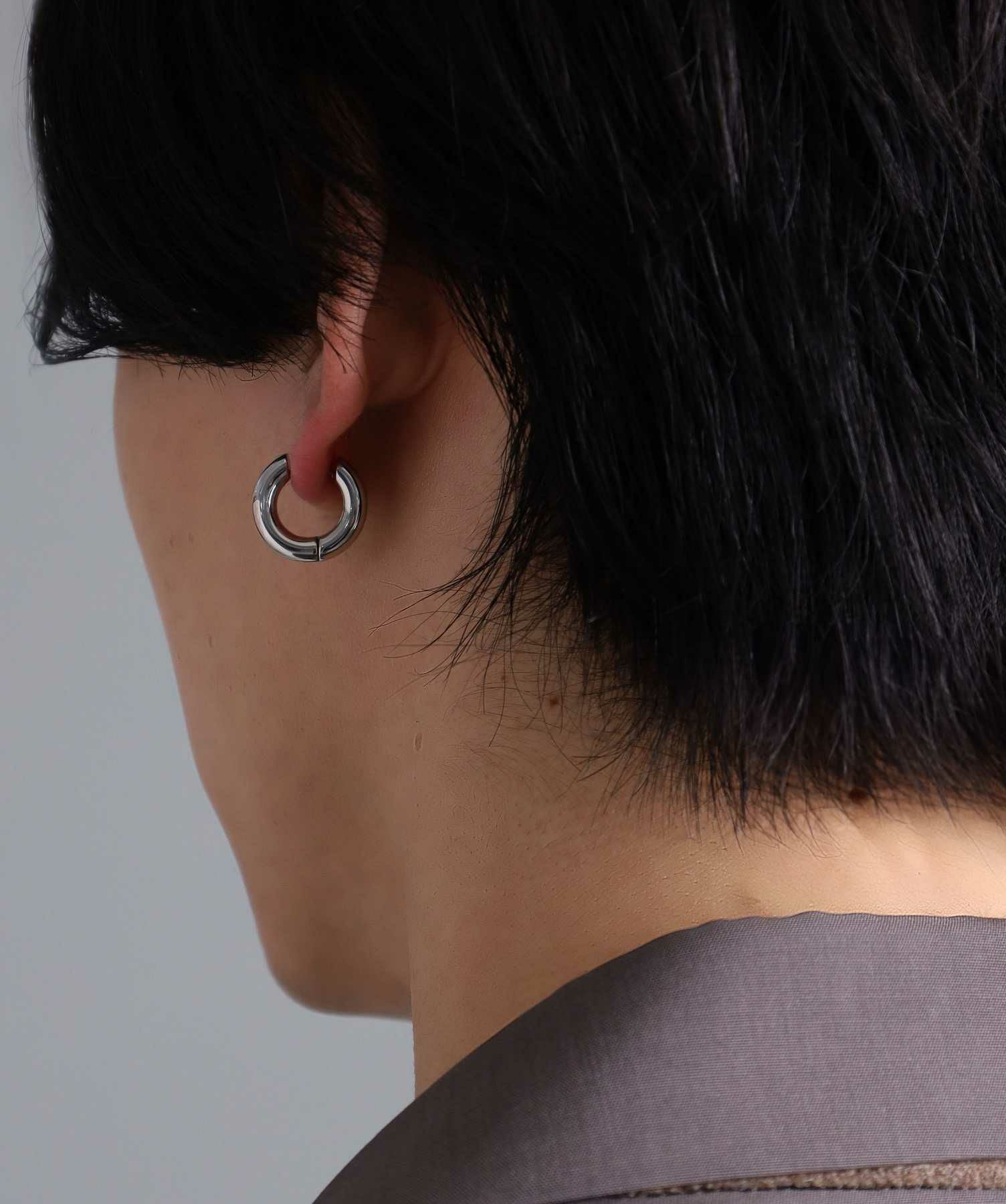 限定展開】“LH-1”チャンキーフープピアス（Mサイズ）/サージカル