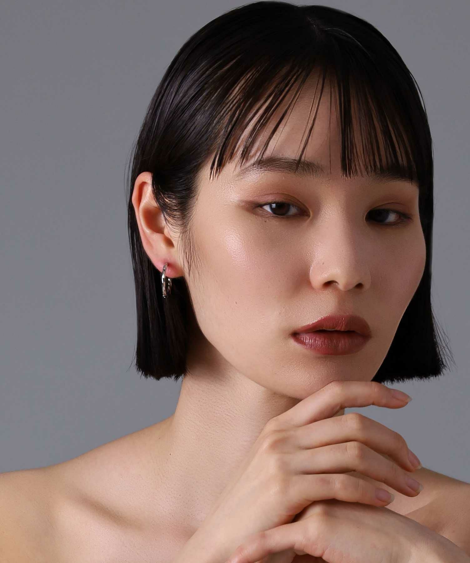限定展開】“LH-1”ツイストフープピアス（LLサイズ）/サージカル