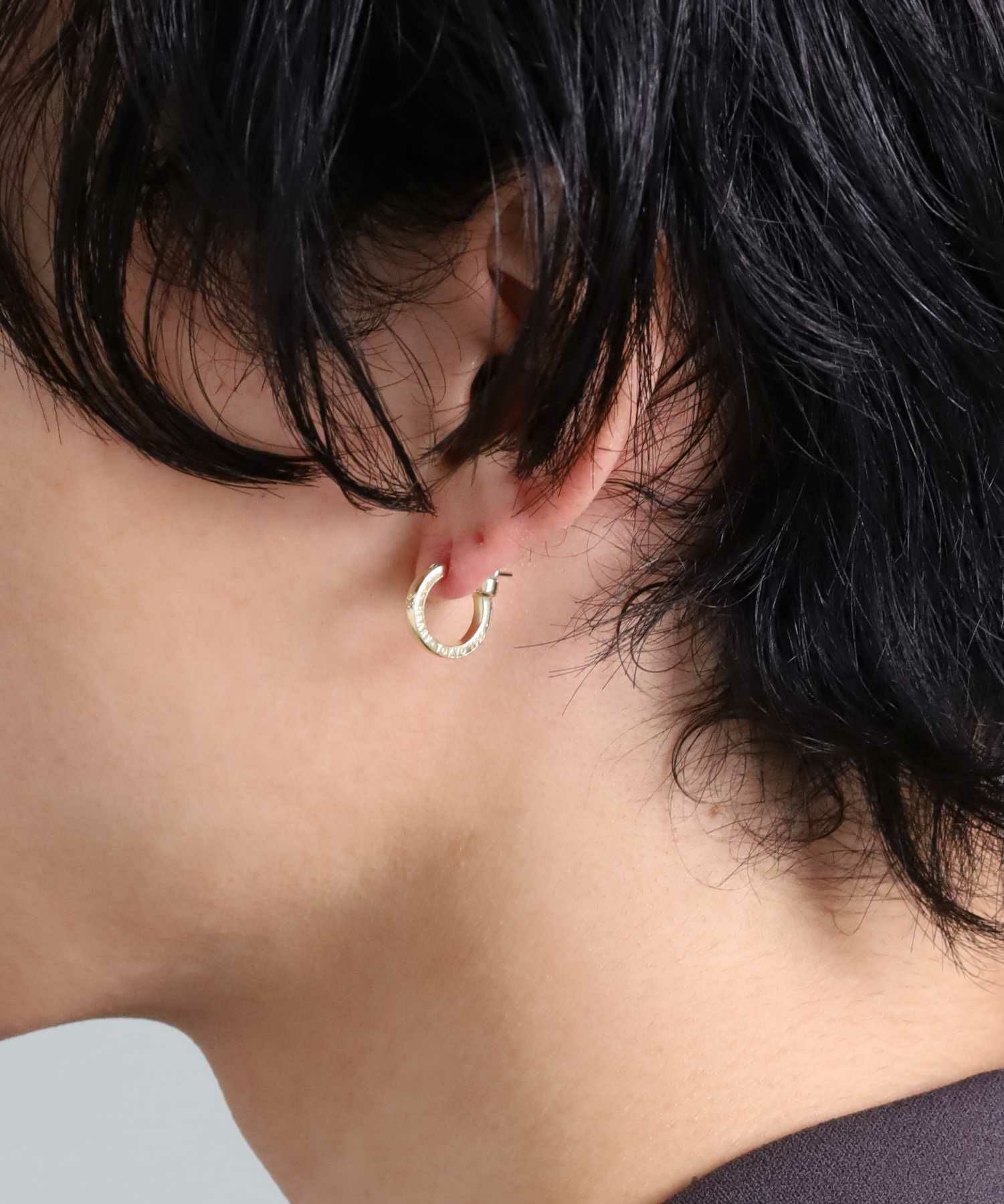 新品　未使用　ライオンハート　クロッシング　フープ　ピアス　ゴールド for Gift”クロッシングピアス（ELプレーンフープ/S SIZE）/K10ゴールド