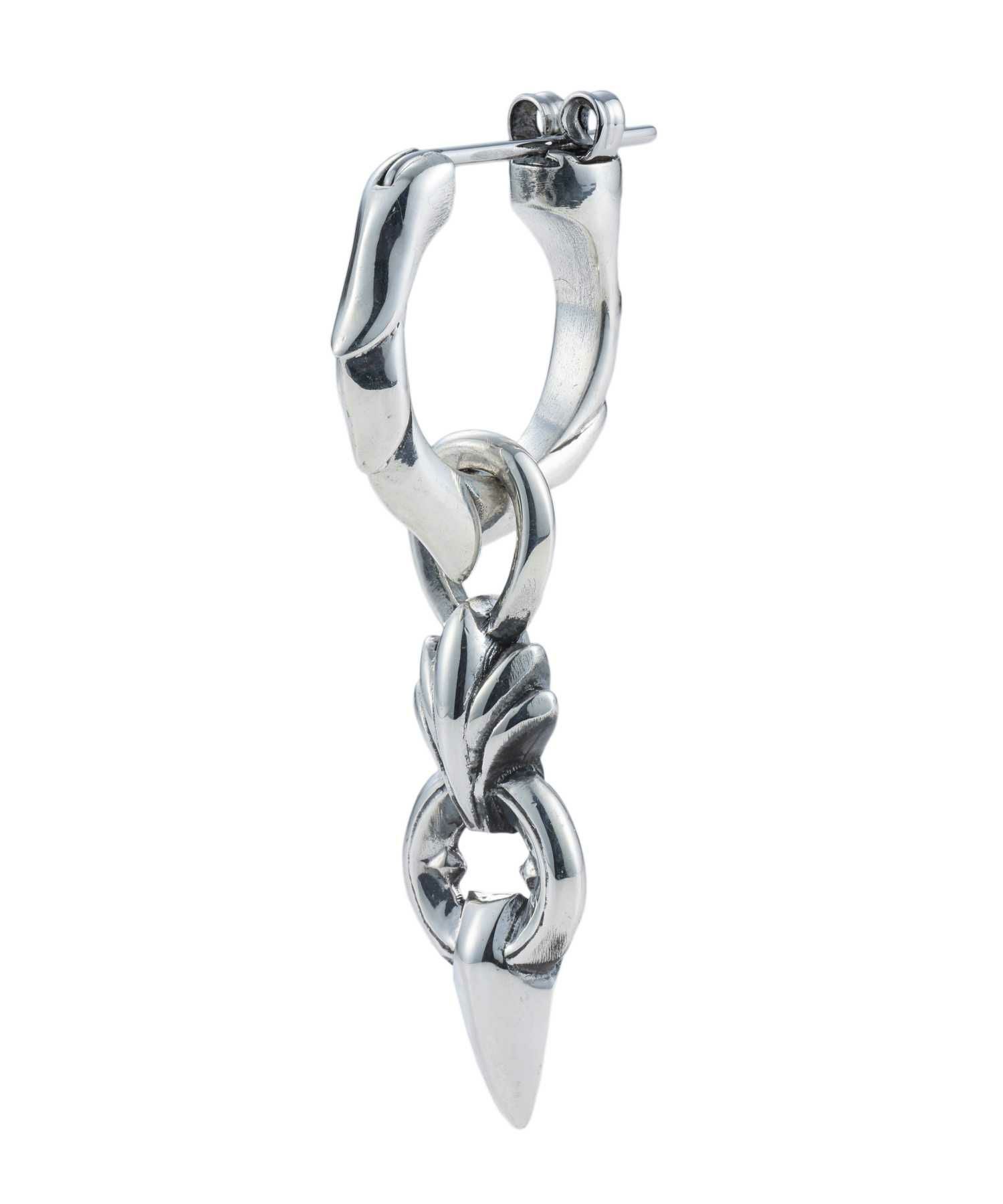 HOWL”クロッシングピアス（スパイクドドロップ）/シルバー925 | LION