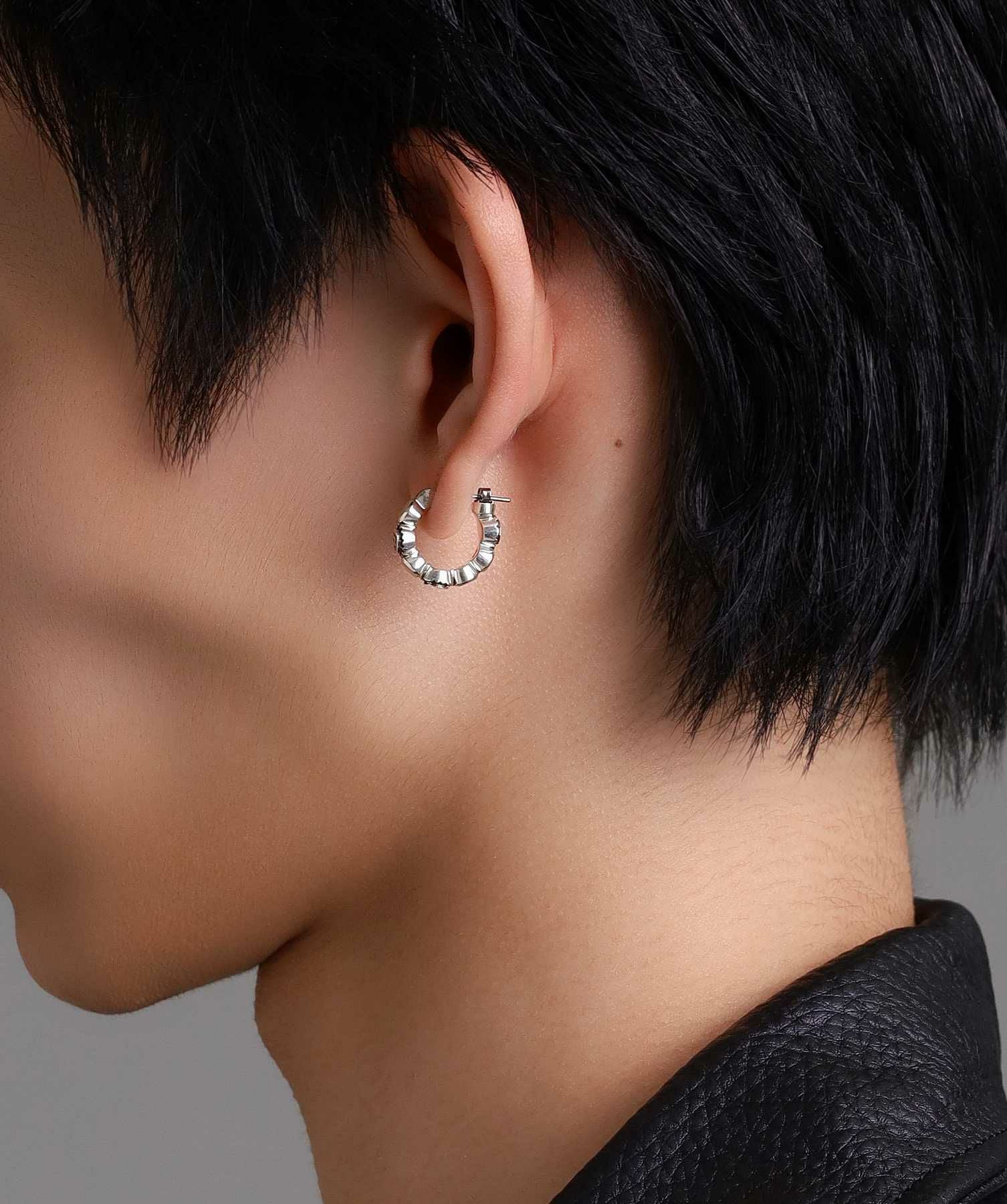 LEO”クロッシングピアス（バブル）/シルバー925 | LION HEART STORE