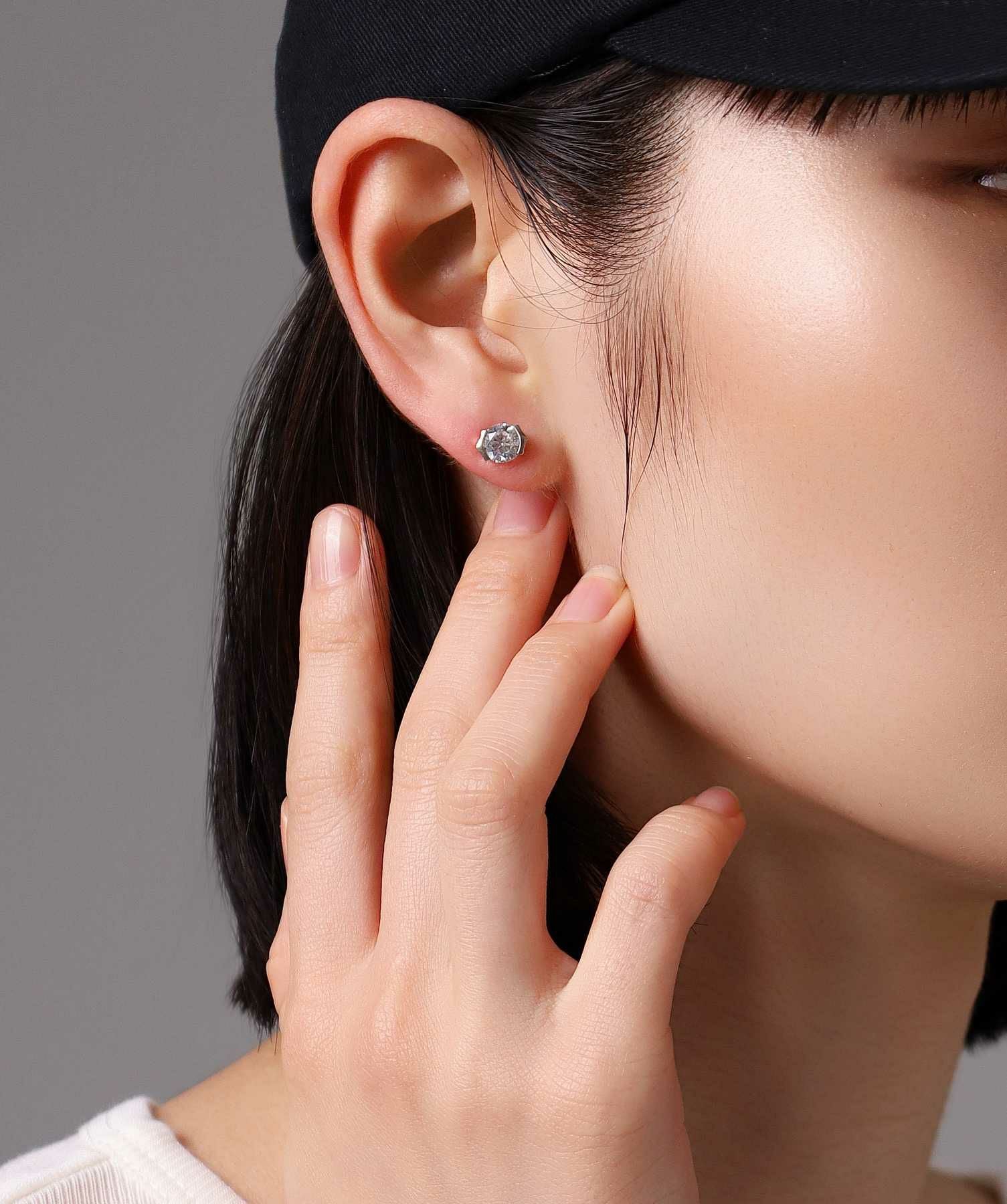 ジュエリー 嘉明 シルバーピアス BASIC ブリリアントカットピアス