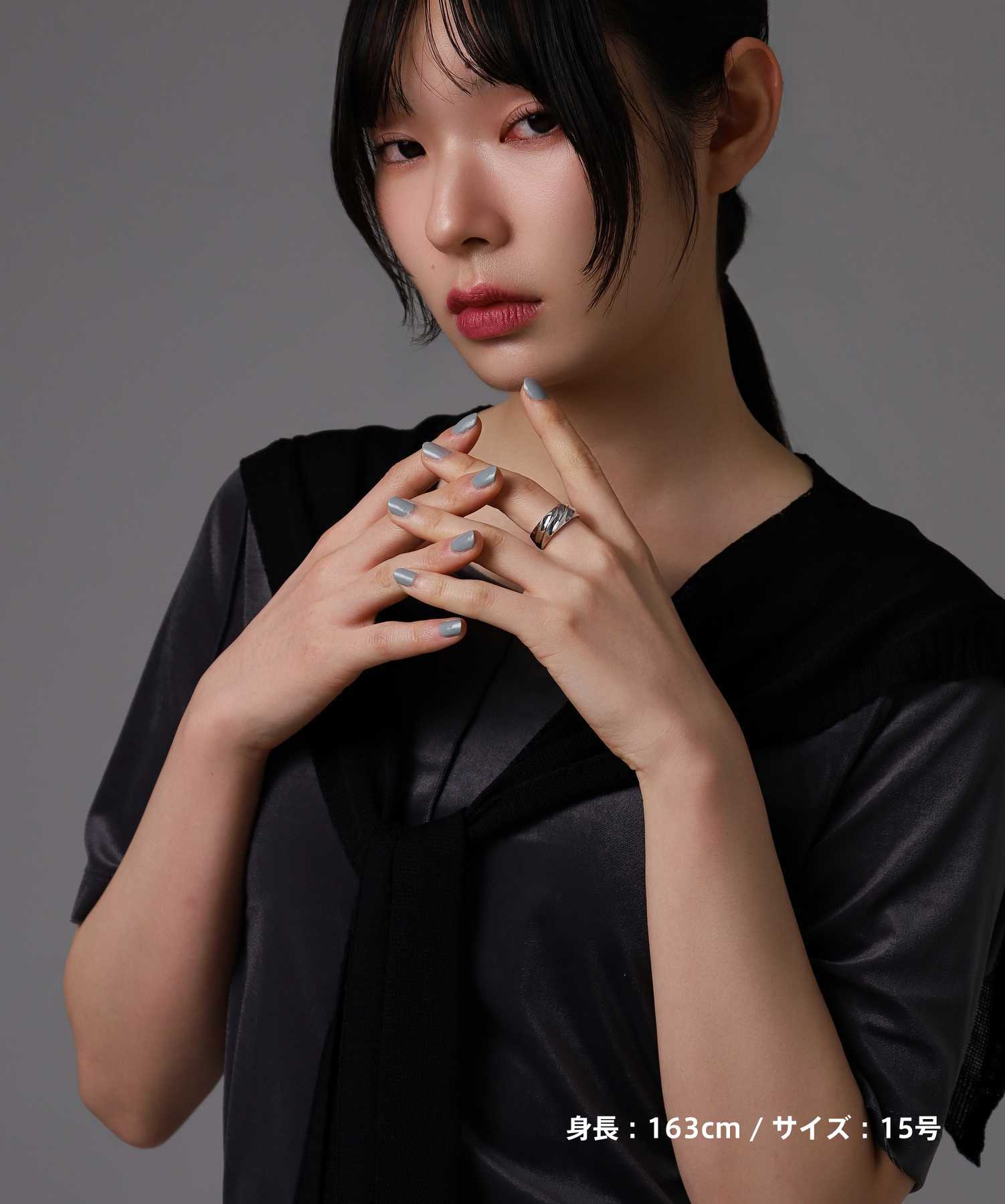 for Gift”ツイストテクスチャーリング（8mm幅）/シルバー925 | LION