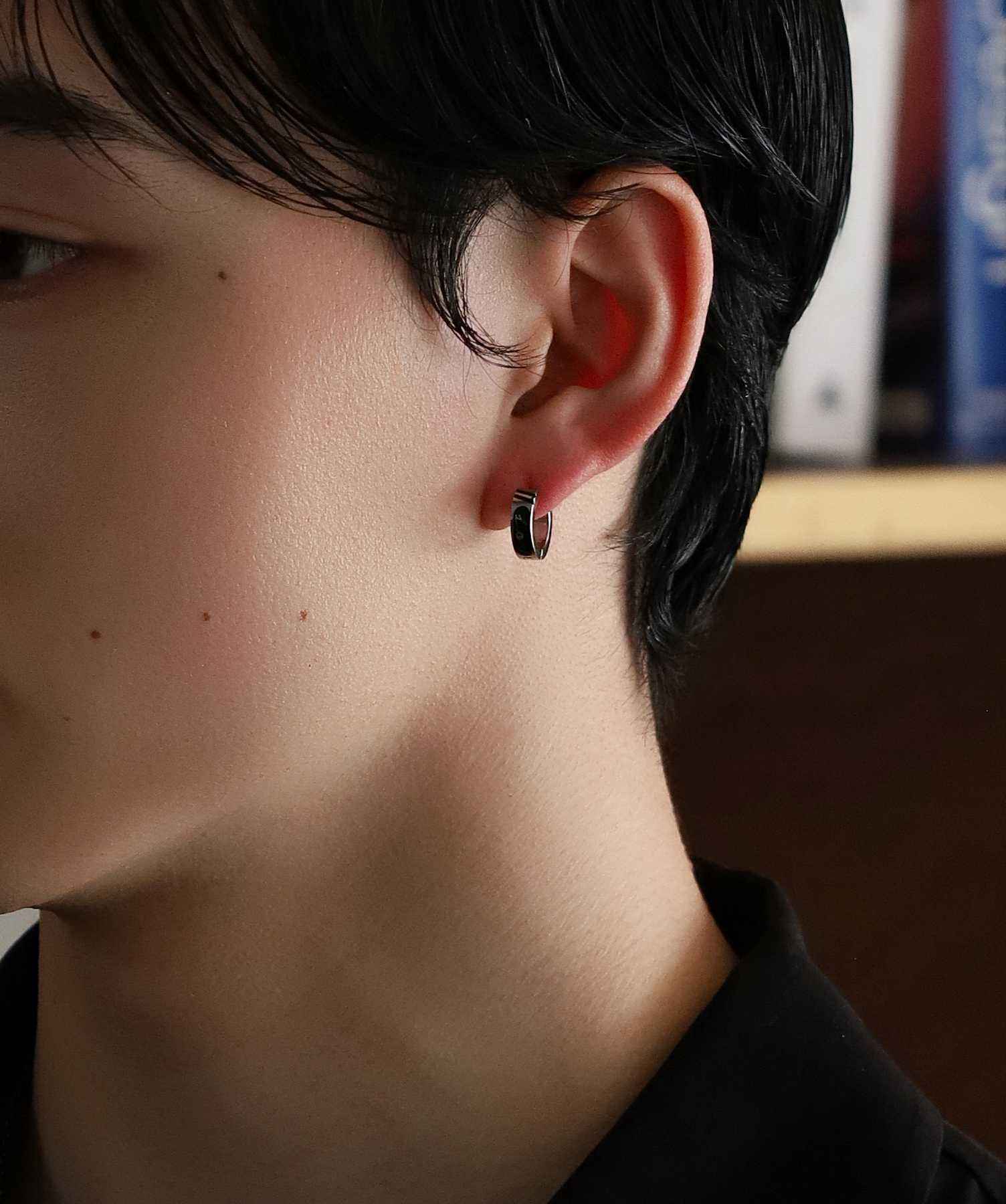 直営店舗限定】“LH-1”アイコニックロゴフープピアス/サージカル
