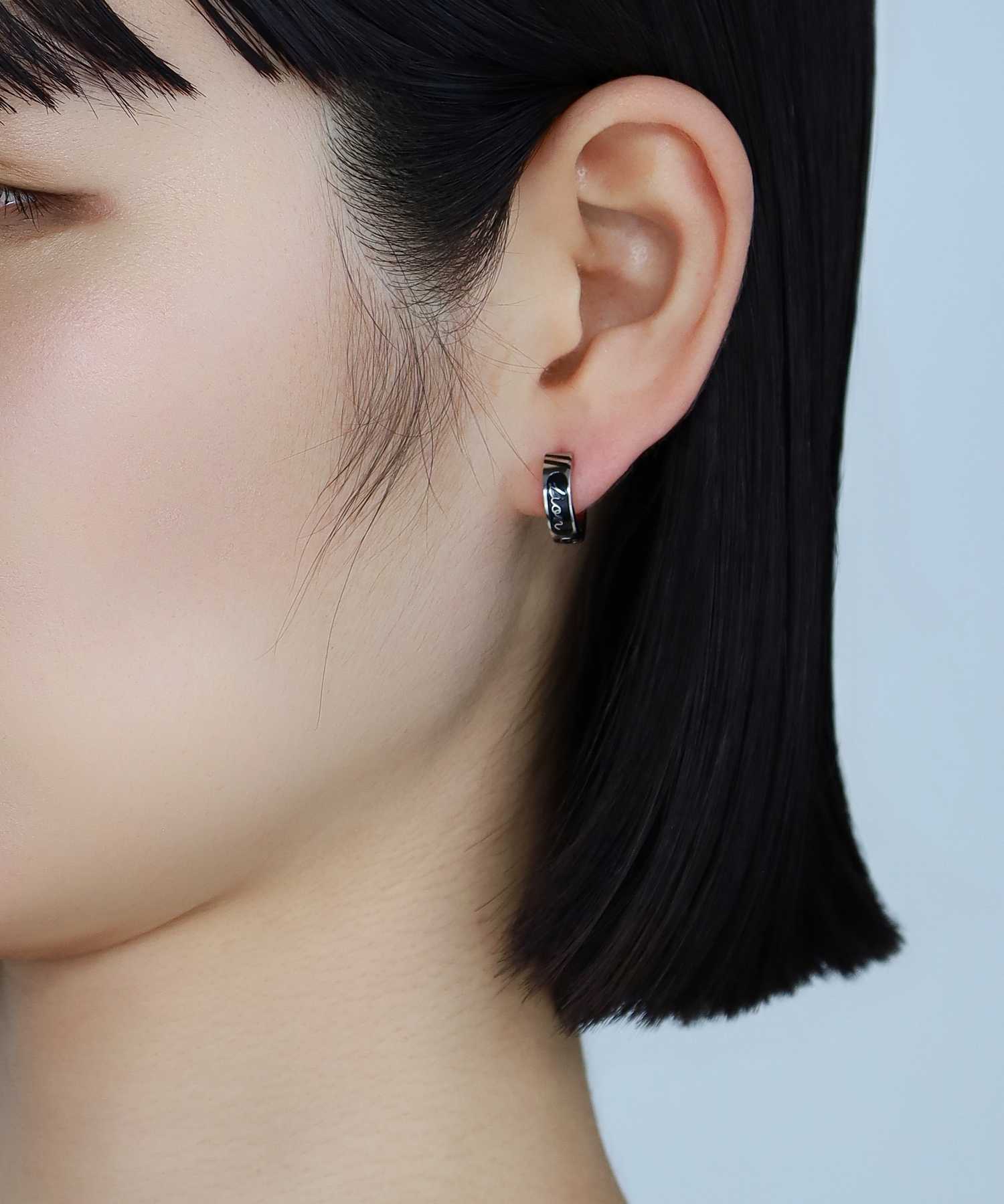 直営店舗限定】“LH-1”アイコニックロゴフープピアス/サージカル