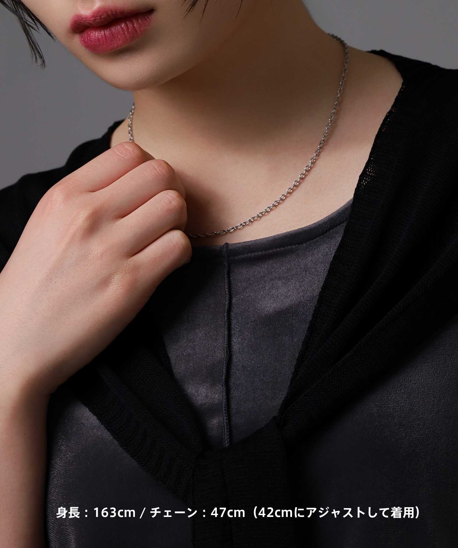 限定展開】“LH-1”スレンダリーチェーンネックレス（アズキ