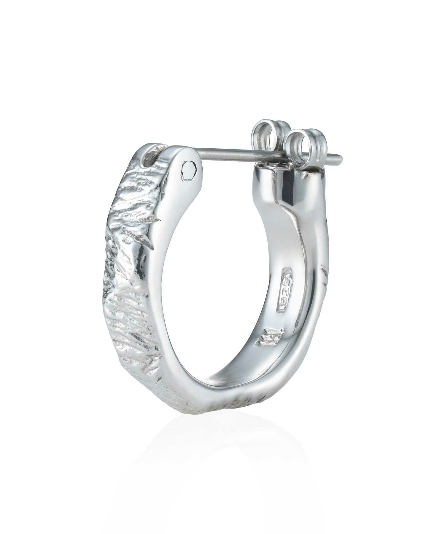 for Gift”クロッシングピアス（スカーテクスチャー）/シルバー925