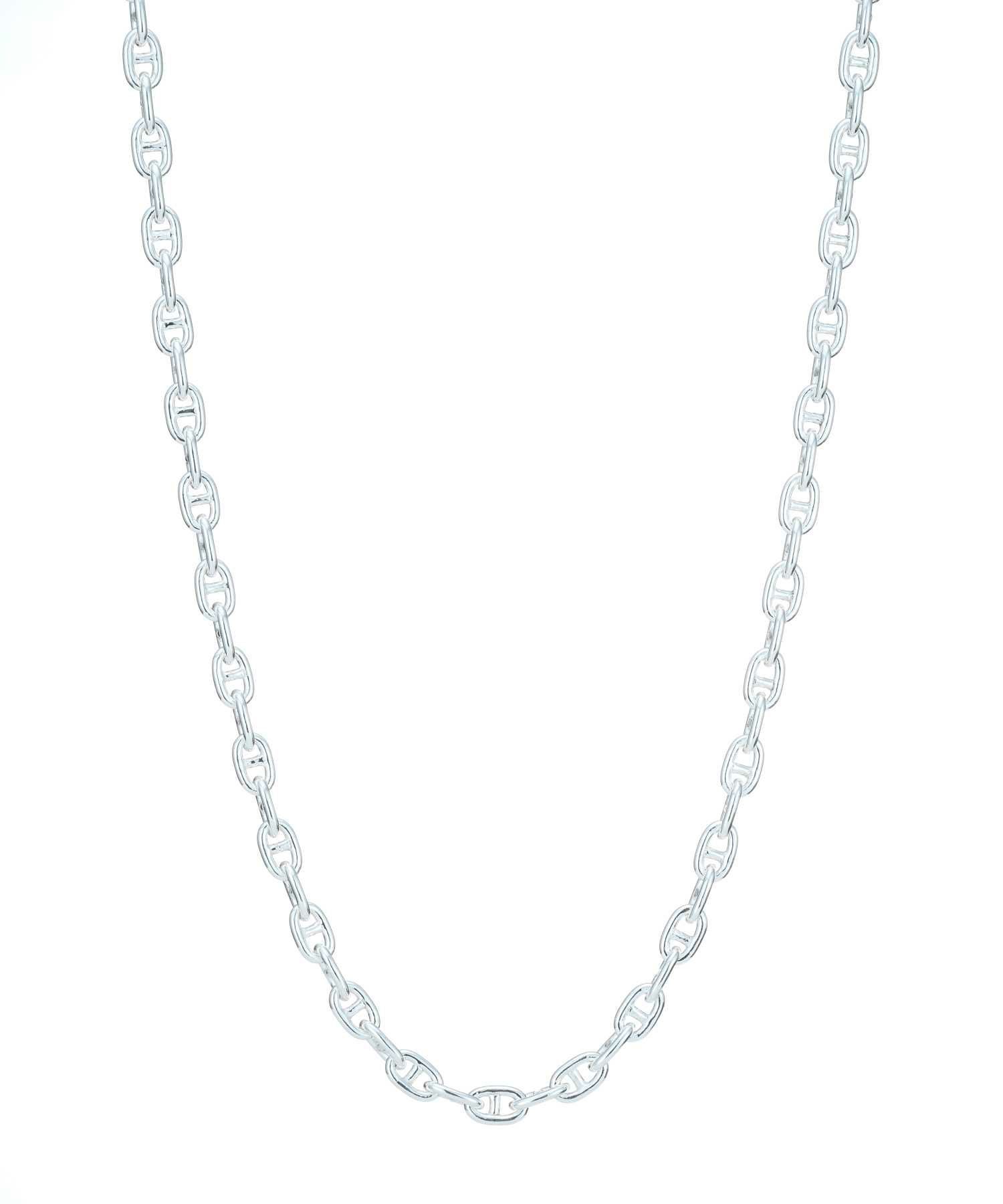 BASIC”シルバーチェーンネックレス（アンカーデザイン）/シルバー925