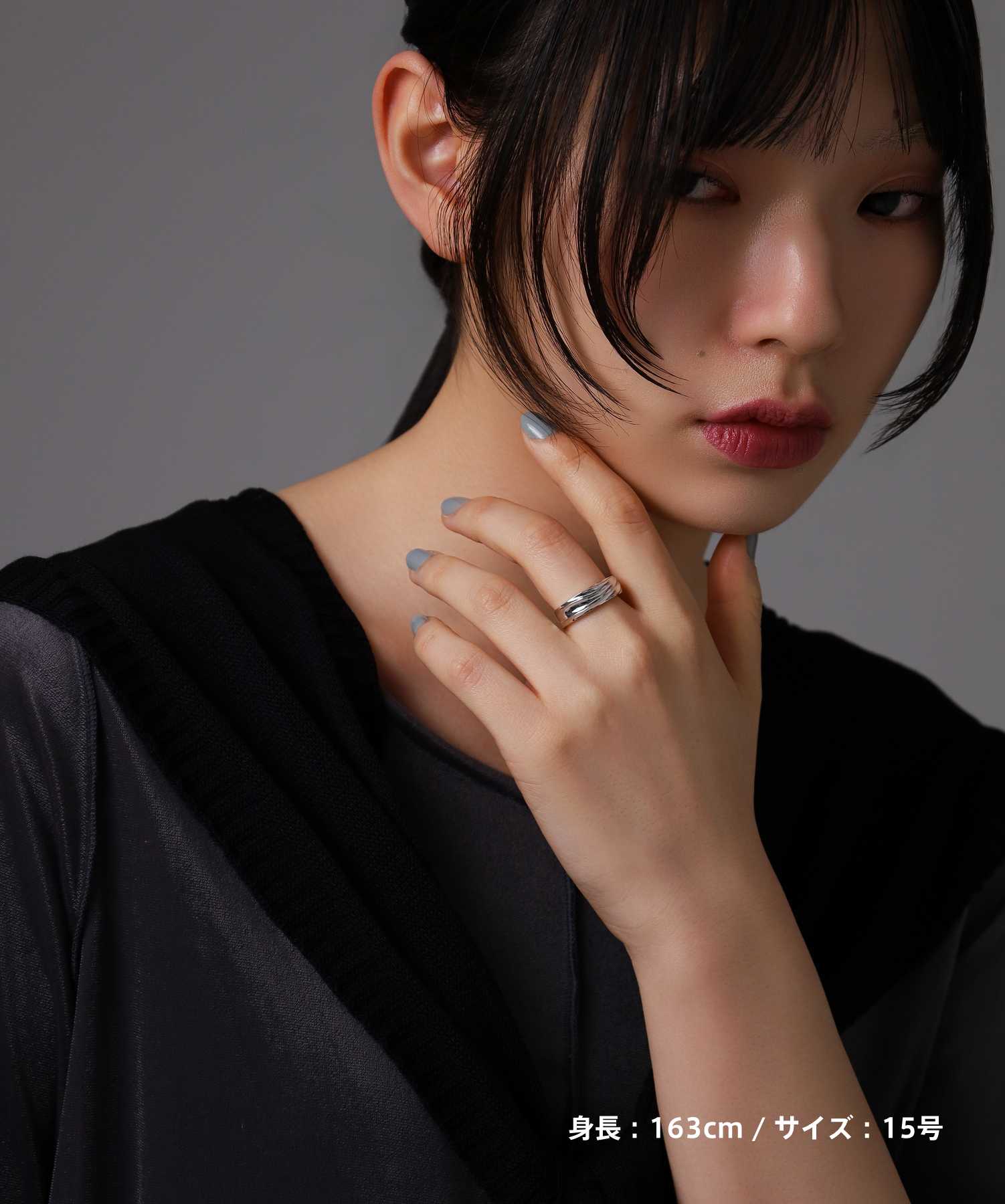 for Gift”リップルテクスチャーリング/シルバー925 | LION HEART STORE